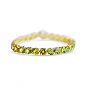 peridot, green peridot, august birthstone, lime green stone, peridot tennis bracelet