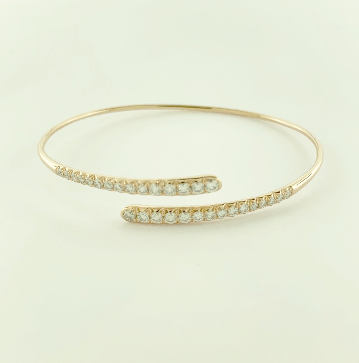 swirl bracelet, swirl bangle, diamond bangle, diamond bracelet, stackable bangles, stackable bracelet, gold and diamond bangle