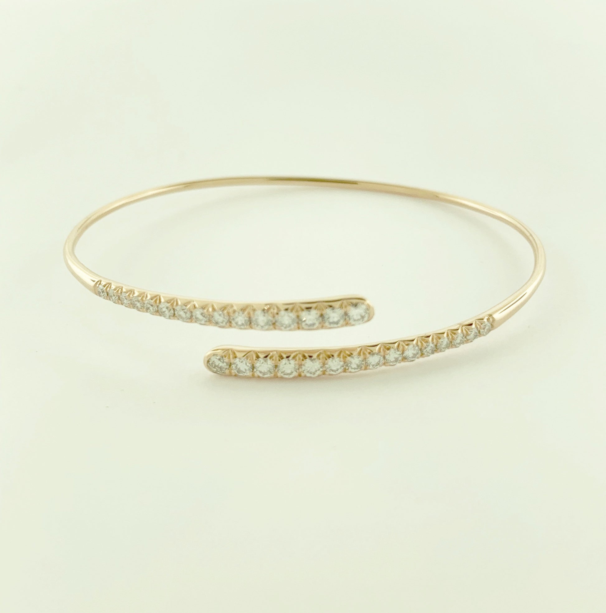 swirl bracelet, swirl bangle, diamond bangle, diamond bracelet, stackable bangles, stackable bracelet, gold and diamond bangle