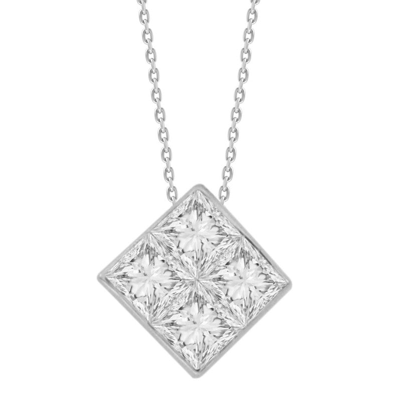 Princess Diamond Pendant
