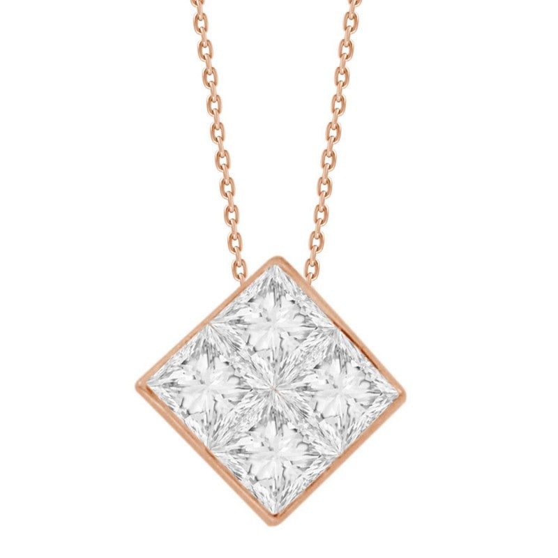 Princess Diamond Pendant