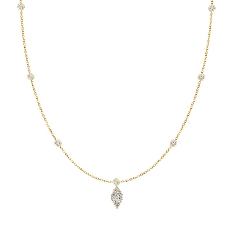marquise pendant, marquise diamond, marquise jewelry, marquise necklace