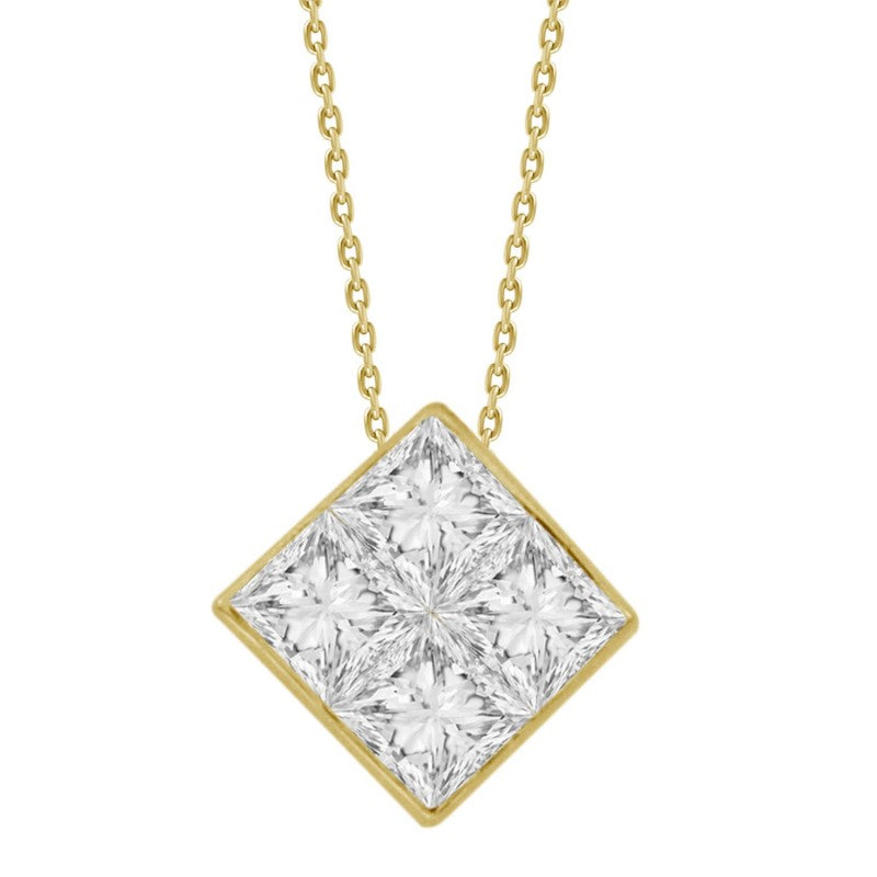 Princess Diamond Pendant