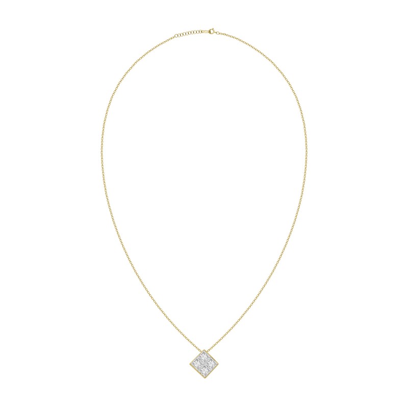 Princess Diamond Pendant