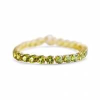peridot, green peridot, august birthstone, lime green stone, peridot tennis bracelet
