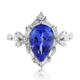 tanzanite, tanzanite maquise, marquise cocktail ring, marquise ring, tanzanite ring, tanzanite and diamonds, oval tanzanite, oval gemstone, oval ring, pear tanzanite, pear tanzanite ring, tanzanite ring, baguette and tanzanite