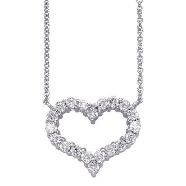 heart necklace, heart pendant, diamond heart, heart diamonds, heart jewelry