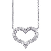 heart necklace, heart pendant, diamond heart, heart diamonds, heart jewelry