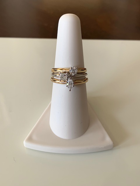 Round Diamond Stackable