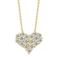Dainty Diamond Heart Pendant